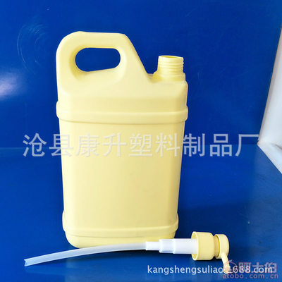 【康升塑业厂家直销5升加厚洗洁精瓶子5公斤大号塑料桶5千克pe塑料瓶H-117】沧县康升塑料制品厂 - 产品库