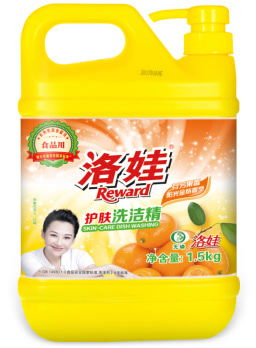 洛娃 生姜去腥洗洁精1.29kg 桶装洗涤灵食品用 蔬果洗涤 不伤手 去油 祛味